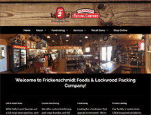 Tablet Screenshot of frickenschmidtfoods.com